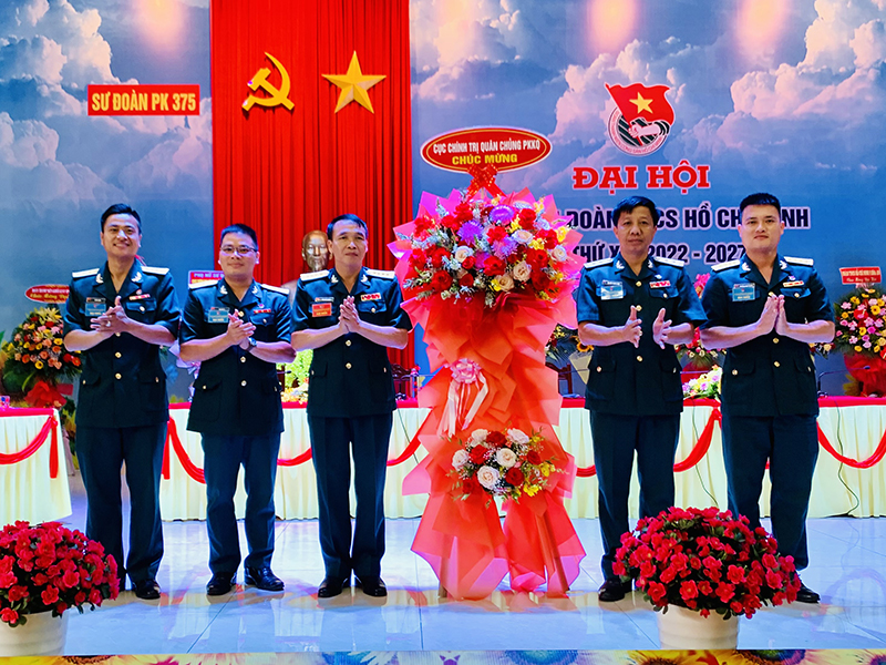 Sư đoàn 375 tổ chức Đại hội đại biểu Đoàn TNCS Hồ Chí Minh giai đoạn 2022-2027