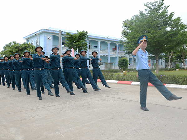 Bước trưởng thành của chiến sĩ mới