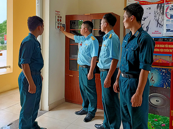 Nhiều biện pháp tiết kiệm điện ở Trung đoàn 257