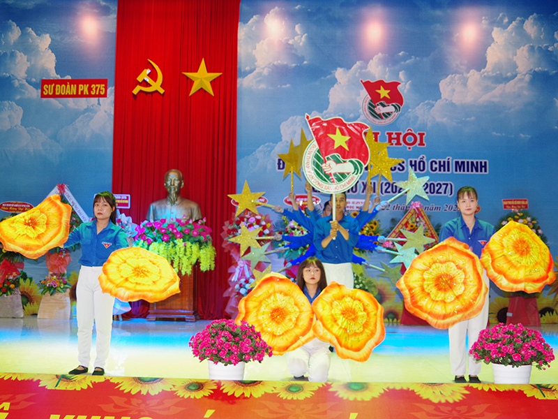Sư đoàn 375 tổ chức Đại hội đại biểu Đoàn TNCS Hồ Chí Minh giai đoạn 2022-2027
