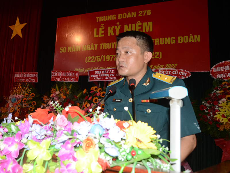 Trung đoàn 276 kỷ niệm 50 năm ngày truyền thống