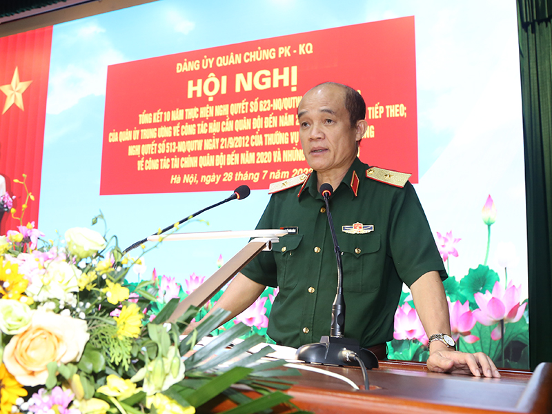 Đảng ủy Quân chủng PK-KQ tổng kết 10 năm thực hiện nghị quyết về công tác hậu cần, tài chính