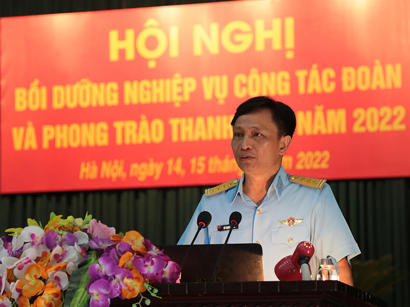 Quân chủng Phòng không - Không quân bồi dưỡng nghiệp vụ công tác Đoàn và phong trào thanh niên năm 2022