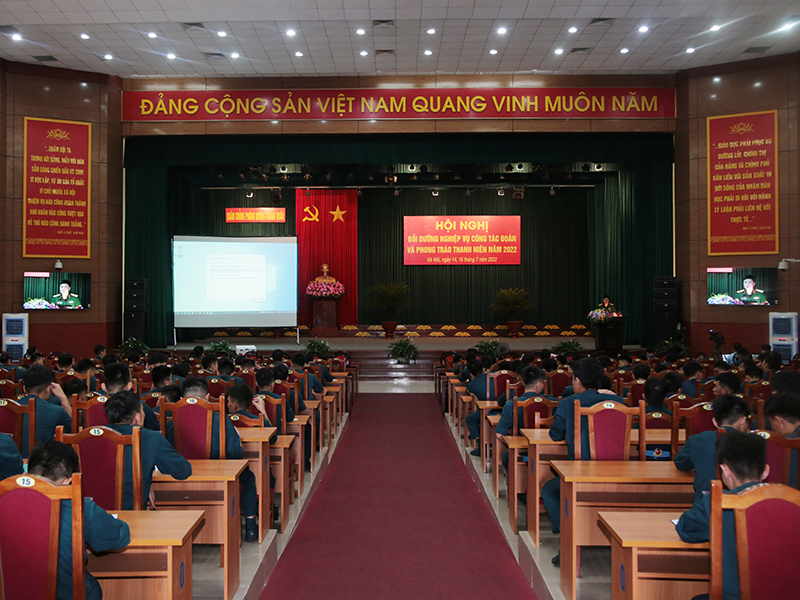Quân chủng Phòng không - Không quân bồi dưỡng nghiệp vụ công tác Đoàn và phong trào thanh niên năm 2022