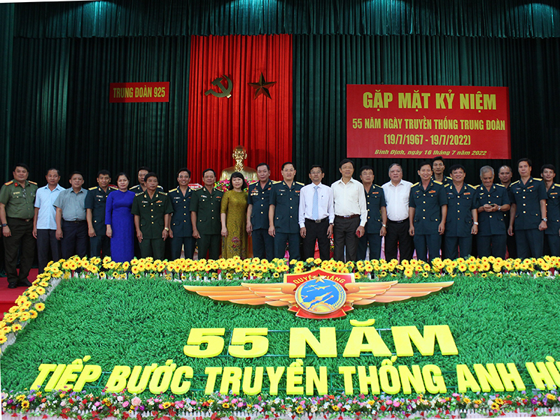 Trung đoàn 925 gặp mặt kỷ niệm 55 năm Ngày truyền thống