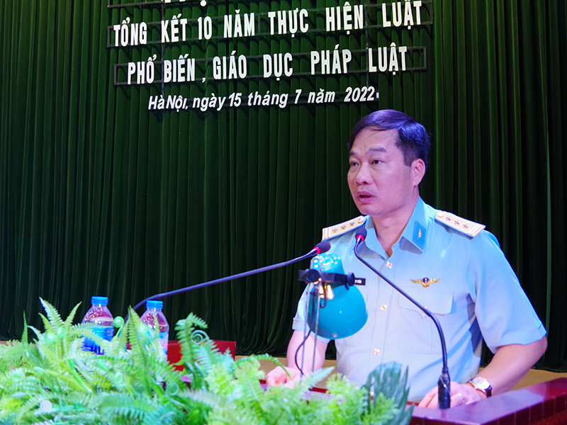 Sư đoàn 371 tổng kết 10 năm thực hiện Luật Phổ biến, giáo dục pháp luật