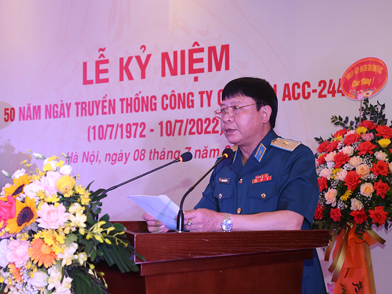 Công ty cổ phần ACC-244 kỷ niệm 50 năm Ngày truyền thống (10-7-1972/10-7-2022)