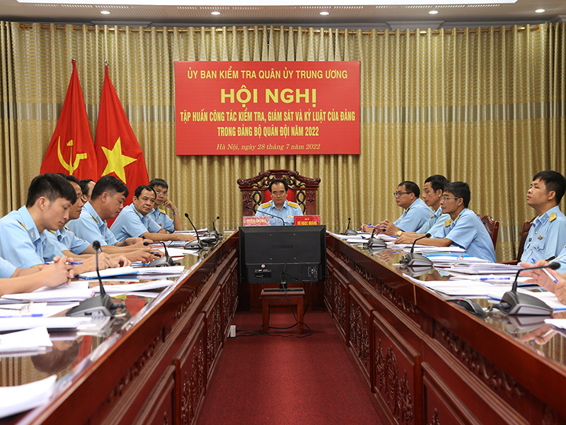 Ủy ban kiểm tra Quân ủy Trung ương tập huấn công tác kiểm tra, giám sát và kỷ luật của Đảng