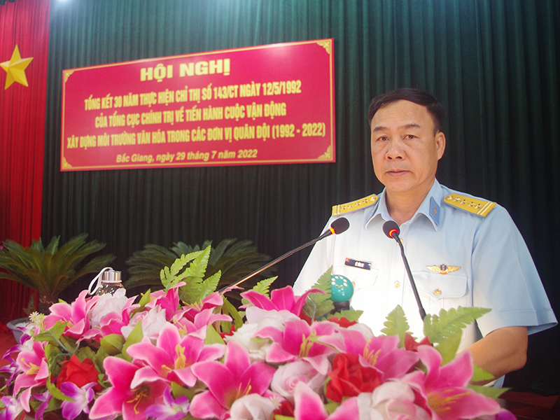 Trung đoàn 927 tổng kết 30 năm thực hiện Chỉ thị 143 về xây dựng môi trường văn hóa trong Quân đội