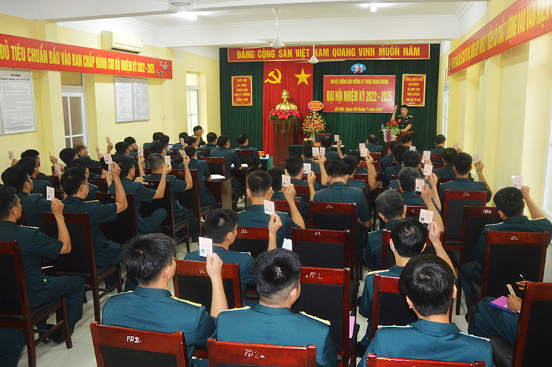 Chi bộ Xưởng Bảo đảm kỹ thuật hàng không tổ chức thành công Đại hội nhiệm kỳ 2022-2025
