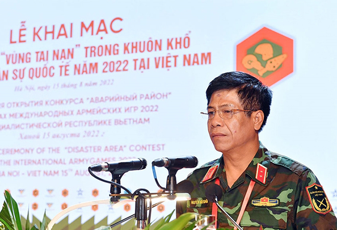 Khai mạc Cuộc thi “Vùng tai nạn” trong khuôn khổ Hội thao quân sự quốc tế năm 2022 tại Việt Nam