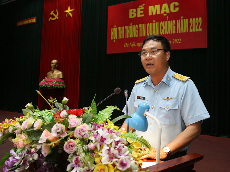 Quân chủng Phòng không - Không quân bế mạc Hội thi Thông tin năm 2022