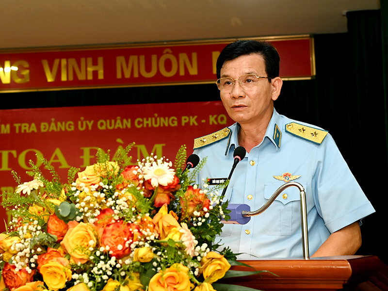 Ủy ban Kiểm tra Đảng ủy Quân chủng PK-KQ tổ chức Tọa đàm “Công tác kiểm tra, giám sát với nhiệm vụ xây dựng Đảng trong tình hình hiện nay”