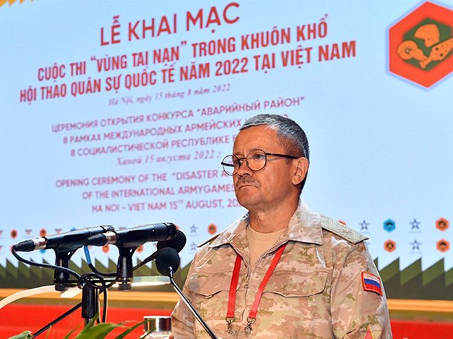 Khai mạc Cuộc thi “Vùng tai nạn” trong khuôn khổ Hội thao quân sự quốc tế năm 2022 tại Việt Nam