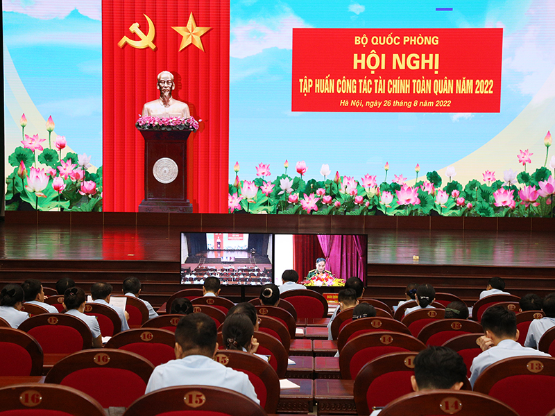Bộ Quốc phòng tập huấn công tác tài chính năm 2022