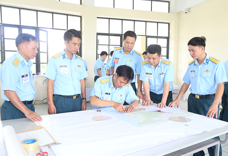 Quân chủng Phòng không-Không quân tổ chức Diễn tập Chỉ huy-Tham mưu kíp chiến đấu sở chỉ huy Trung đoàn Tên lửa năm 2022