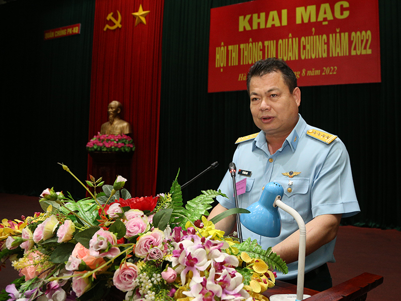 Quân chủng Phòng không - Không quân khai mạc Hội thi Thông tin năm 2022