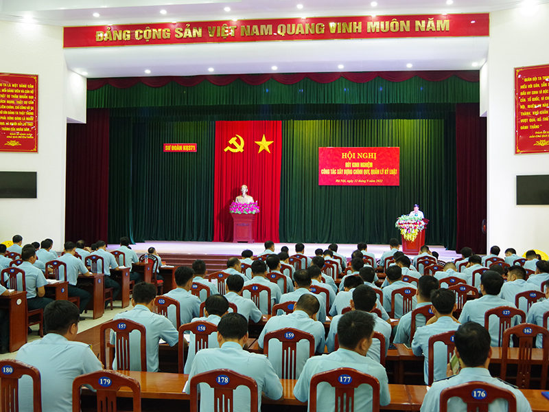 Sư đoàn 371 rút kinh nghiệm công tác xây dựng chính quy, quản lý kỷ luật
