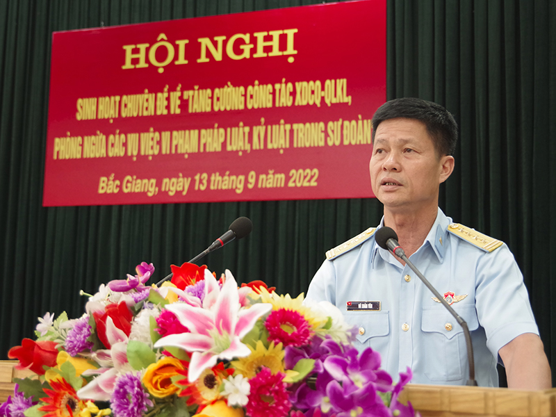 Sư đoàn 365 sinh hoạt chuyên đề về tăng cường công tác xây dựng chính quy, quản lý kỷ luật
