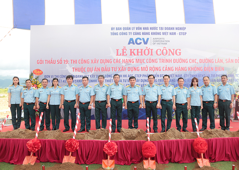 Khởi công Dự án đầu tư xây dựng mở rộng Cảng Hàng không Điện Biên