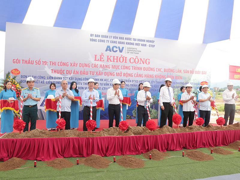 Khởi công Dự án đầu tư xây dựng mở rộng Cảng Hàng không Điện Biên