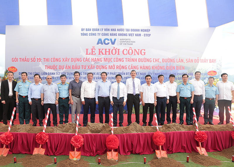 Khởi công Dự án đầu tư xây dựng mở rộng Cảng Hàng không Điện Biên