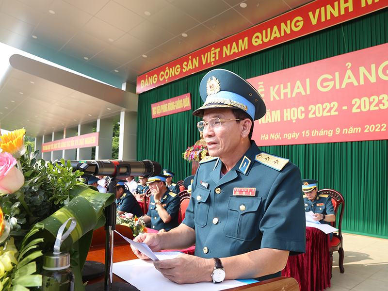 Các học viện, nhà trường trong Quân chủng Phòng không-Không quân khai giảng năm học 2022-2023