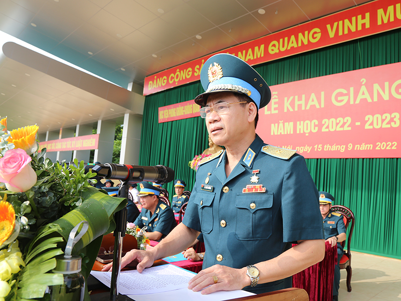 Các học viện, nhà trường trong Quân chủng Phòng không-Không quân khai giảng năm học 2022-2023