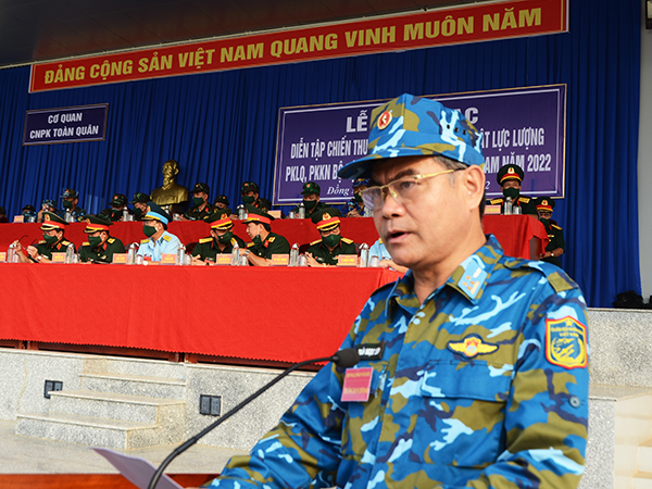 Diễn tập chiến thuật và Hội thi bắn đạn thật lực lượng Phòng không lục quân, Phòng không kiêm nhiệm Bộ đội Biên phòng khu vực phía Nam năm 2022