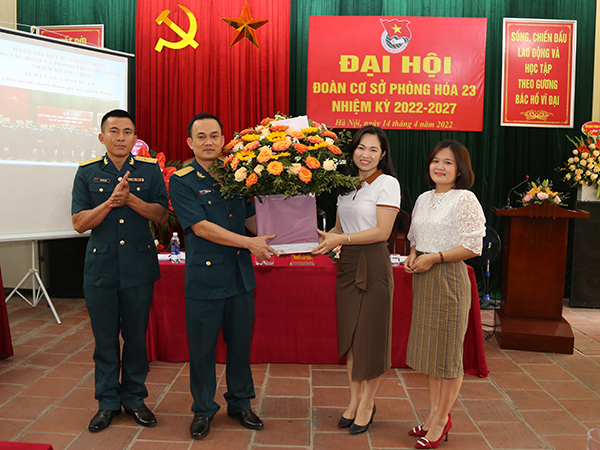 Đoàn cơ sở Tiểu đoàn Phòng hóa 23 tổ chức Đại hội nhiệm kỳ 2022-2027