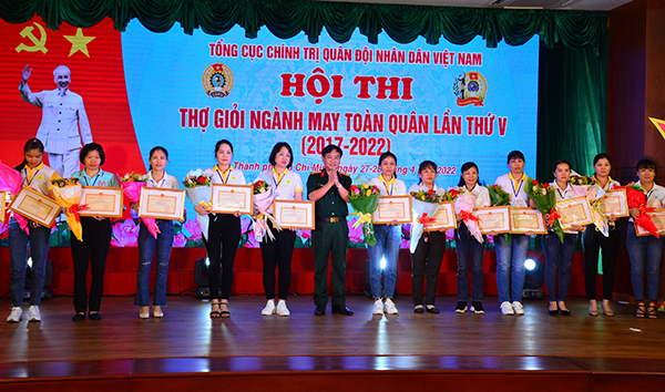 Hội thi thợ giỏi ngành May toàn quân lần thứ V, giai đoạn 2017-2022