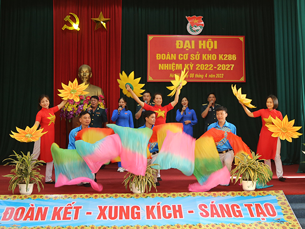 Đoàn cơ sở Kho K286 tổ chức thành công Đại hội nhiệm kỳ 2022-2027