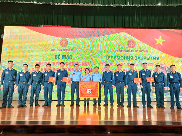 Học viện PK-KQ đạt giải ba toàn đoàn trong Hội thi Olympic tiếng Nga các học viện, trường sĩ quan toàn quân lần thứ hai