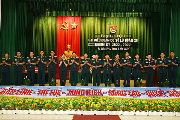 Đoàn cơ sở Lữ đoàn 28 tổ chức Đại hội đại biểu nhiệm kỳ 2022-2027