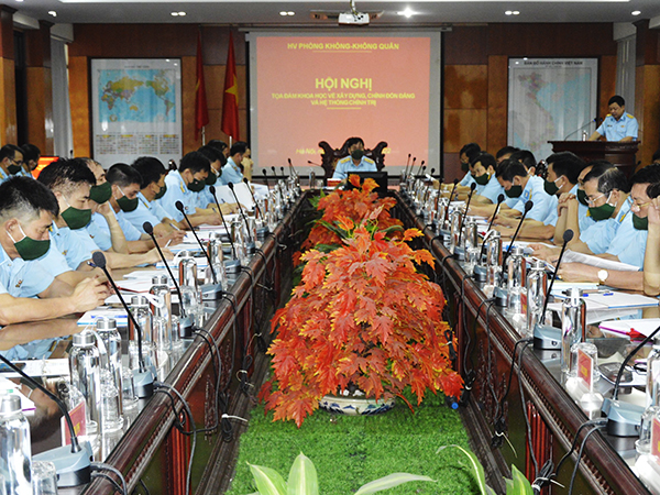 Học viện Phòng không-Không quân tổ chức Tọa đàm khoa học về xây dựng, chỉnh đốn Đảng và hệ thống chính trị