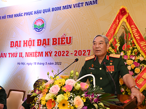 Hội Hỗ trợ khắc phục hậu quả bom mìn Việt Nam tổ chức Đại hội đại biểu lần thứ hai