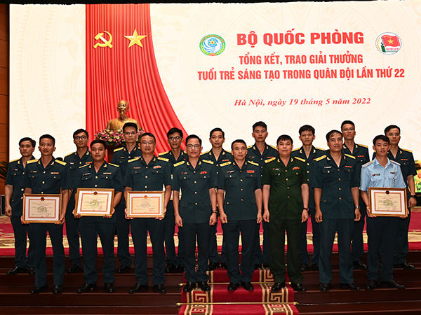 Bộ Quốc phòng tổng kết, trao Giải thưởng “Tuổi trẻ sáng tạo” trong Quân đội lần thứ 22