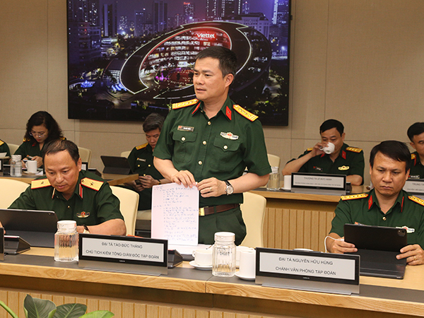 Quân chủng Phòng không - Không quân và Tập đoàn Công nghiệp - Viễn thông Quân đội tiếp tục đẩy mạnh hợp tác chiến lược