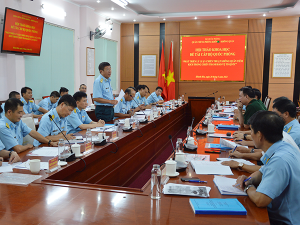 Trường Sĩ quan Không quân tổ chức Hội thảo Đề tài “Phát triển lý luận chiến thuật không quân tiêm kích trong chiến tranh bảo vệ Tổ quốc”