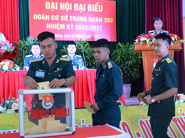 Các đoàn cơ sở trong Quân chủng Phòng không - Không quân tổ chức Đại hội đại biểu nhiệm kỳ 2022-2027