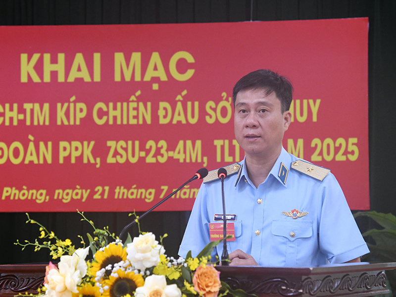 Khai mạc diễn tập chỉ huy tham mưu kíp chiến đấu sở chỉ huy Trung đoàn/ Tiểu đoàn Pháo phòng không, Zsu-23-4M, tên lửa tầm thấp năm 2025
