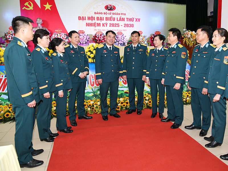 Đảng bộ Lữ đoàn 918 tổ chức Đại hội Đại biểu lần thứ XV, nhiệm kỳ 2025-2030