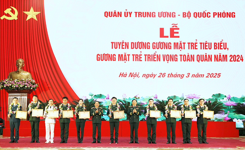 Lễ tuyên dương Gương mặt trẻ tiêu biểu, Gương mặt trẻ triển vọng toàn quân năm 2024