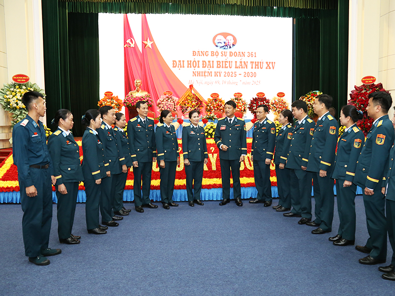 Đảng bộ Sư đoàn 361 tổ chức thành công Đại hội Đại biểu lần thứ XV, nhiệm kỳ 2025-2030