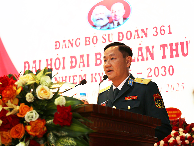 Đảng bộ Sư đoàn 361 tổ chức thành công Đại hội Đại biểu lần thứ XV,  nhiệm kỳ 2025-2030