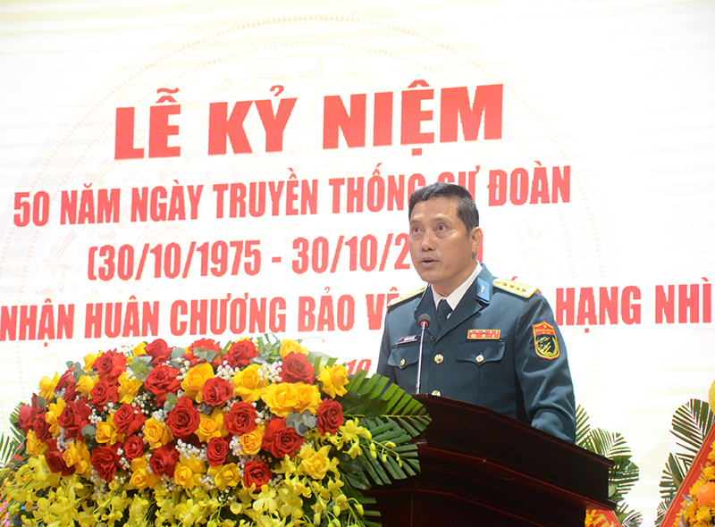 Sư đoàn 372 kỷ niệm 50 năm ngày truyền thống và đón nhận Huân chương bảo vệ Tổ quốc hạng Nhì