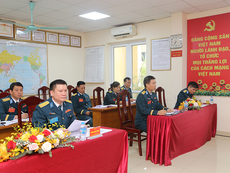 Chi bộ Cơ quan Ủy ban kiểm tra Đảng ủy Quân chủng PK-KQ tổ chức Đại hội nhiệm kỳ 2025 - 2030