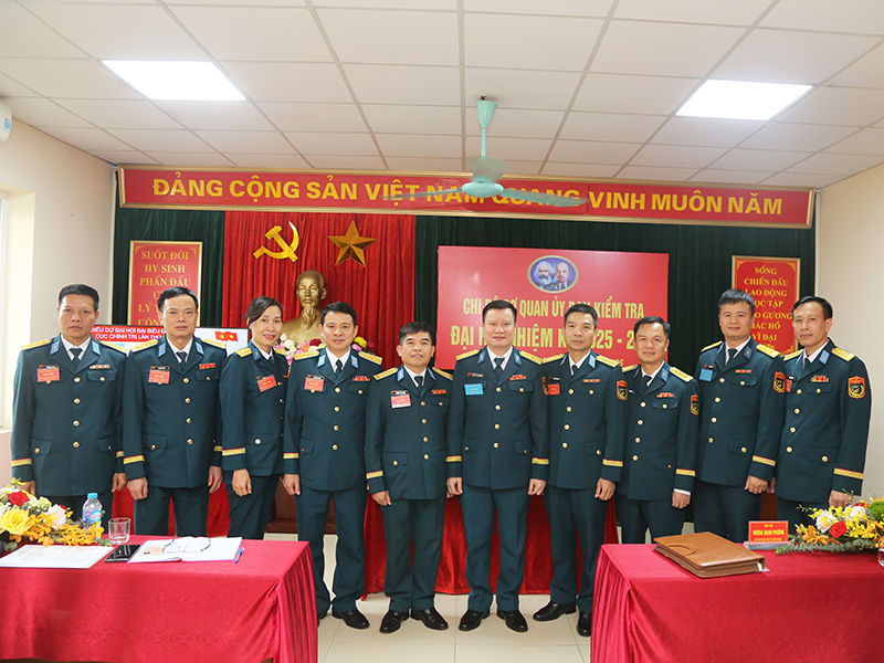 Chi bộ Cơ quan Ủy ban kiểm tra Đảng ủy Quân chủng PK-KQ tổ chức Đại hội nhiệm kỳ 2025 - 2030