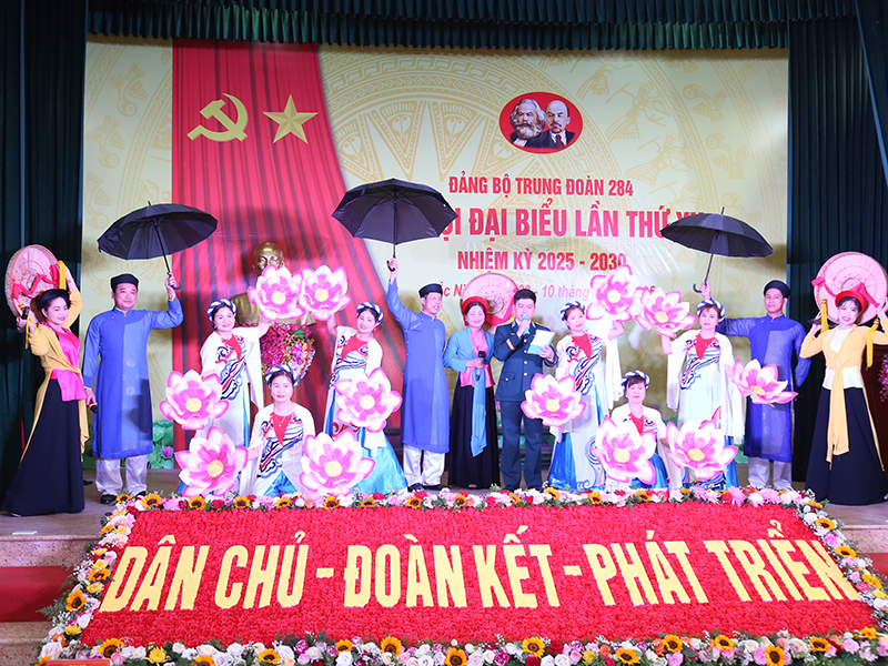 Đảng bộ Trung đoàn 284 tổ chức thành công Đại hội đại biểu nhiệm kỳ 2025-2030
