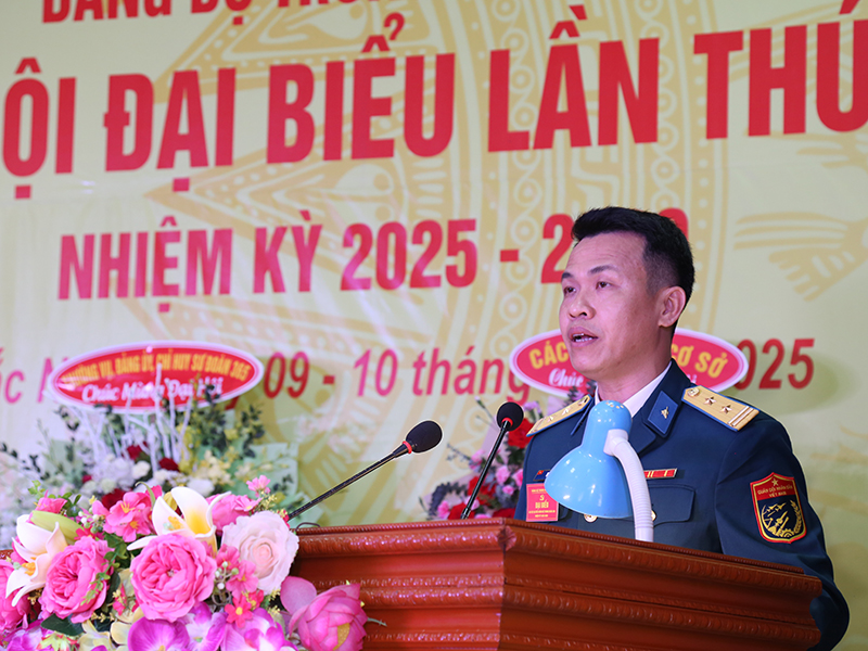 Đảng bộ Trung đoàn 284 tổ chức thành công Đại hội đại biểu nhiệm kỳ 2025-2030